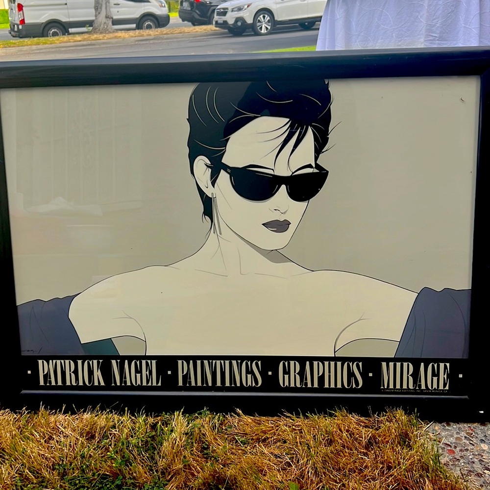Vintage 1988 Patrick Nagel Print